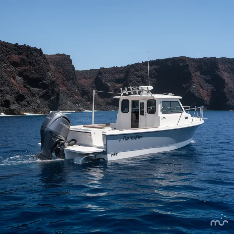 Slide: The Image of Parker Marine 227 Explorer WITH AC AND SEAKEEPER RIDE 2026 - 3