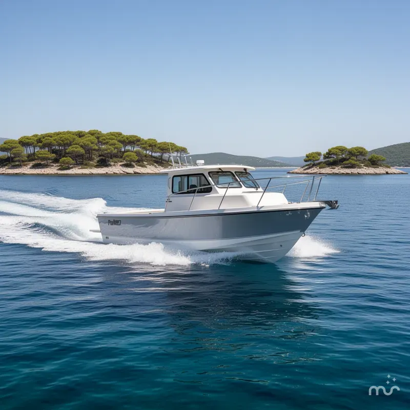 Slide: The Image of Parker Marine 227 Explorer WITH AC AND SEAKEEPER RIDE 2026 - 4