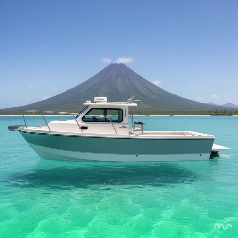 Slide: The Image of Parker Marine 227 Explorer WITH AC AND SEAKEEPER RIDE 2026 - 2