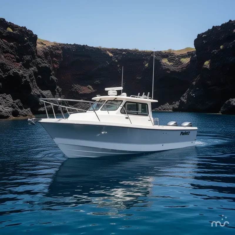 Slide: The Image of Parker Marine 227 Explorer WITH AC AND SEAKEEPER RIDE 2026 - 4