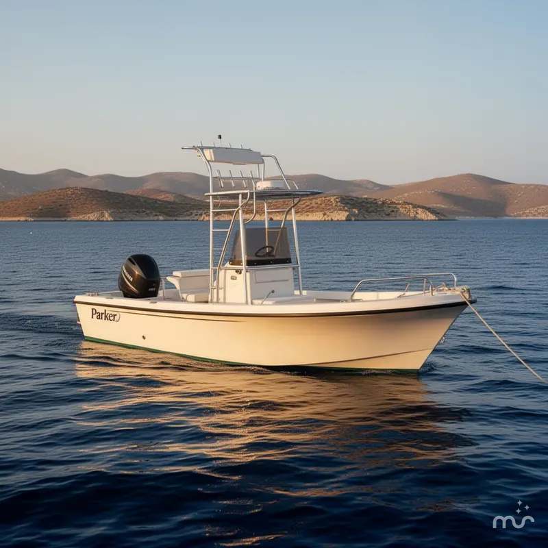 Slide: The Image of Parker Marine 1801 Center Console 2000 - 2