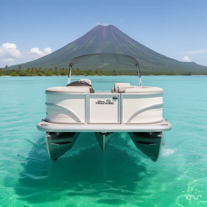 Slide: The Image of Sun Tracker Party Barge 20 DLX 2026 - 1