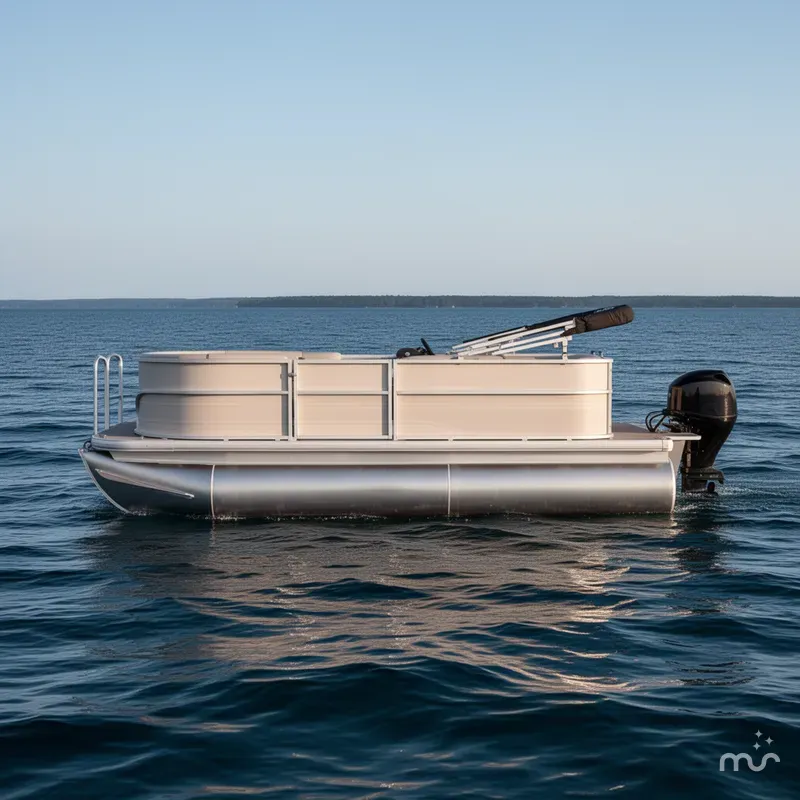 Slide: The Image of Sun Tracker Party Barge 16 DLX 2026 - 2
