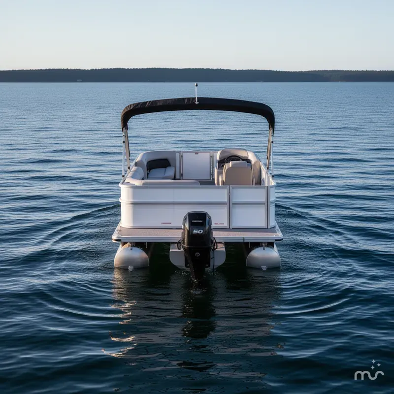 Slide: The Image of Sun Tracker Party Barge 16 DLX 2026 - 3