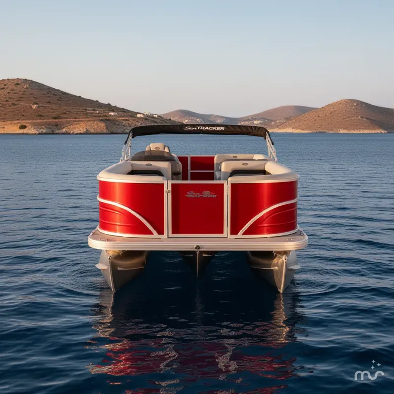 Slide: The Image of Sun Tracker Party Barge 18 DLX 2026 - 3