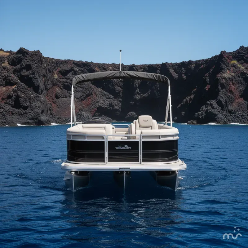 Slide: The Image of Sun Tracker Party Barge 22 RF DLX 2026 - 3