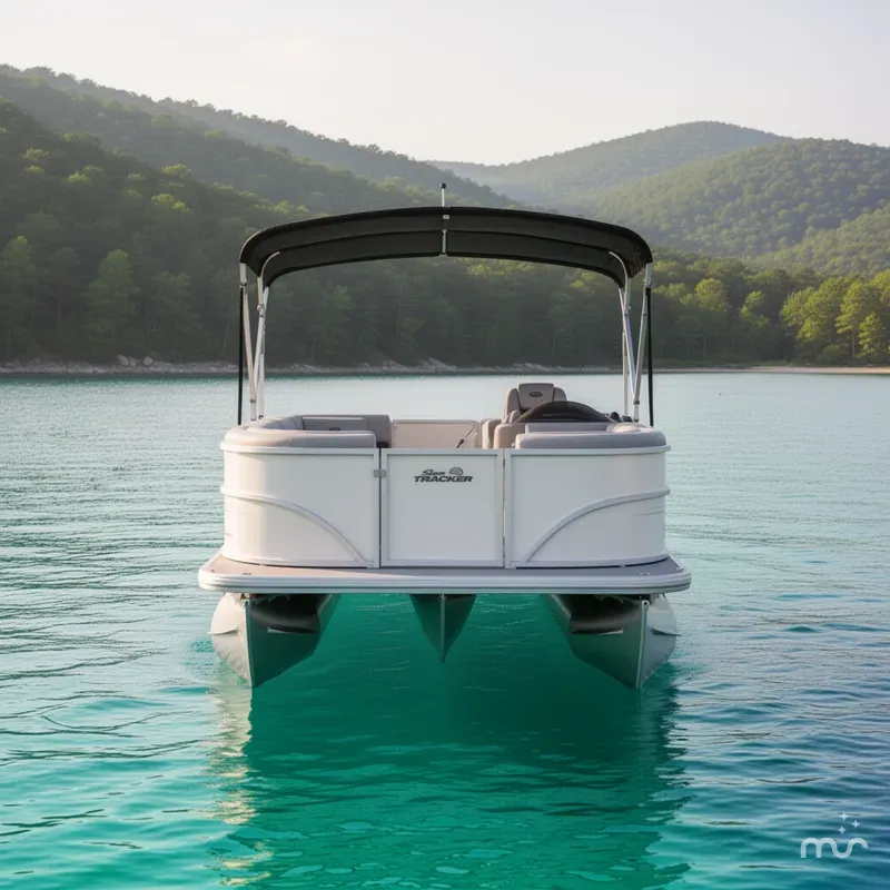 Slide: The Image of Sun Tracker Party Barge 20 DLX 2026 - 3