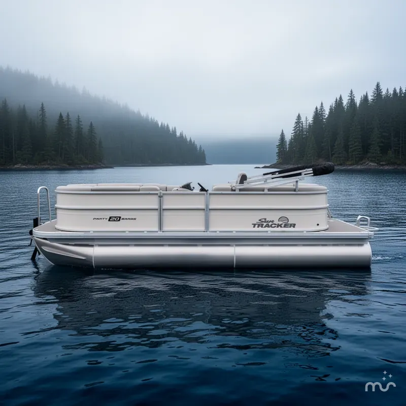 Slide: The Image of Sun Tracker Party Barge 20 DLX 2026 - 2