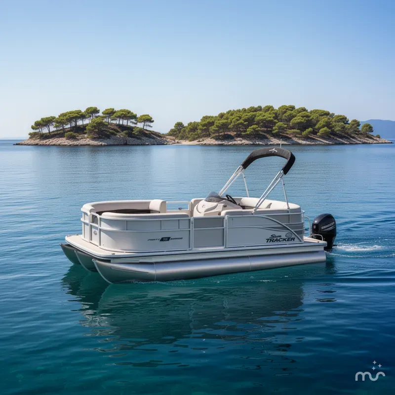 The Image of Sun Tracker Party Barge 16 DLX 2026 - 0