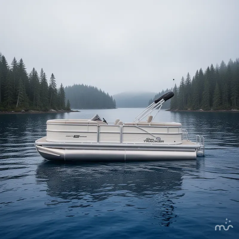 Slide: The Image of Sun Tracker Party Barge 20 DLX 2026 - 2