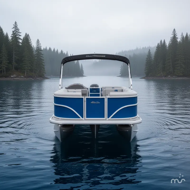 Slide: The Image of Sun Tracker Party Barge 20 DLX 2026 - 3
