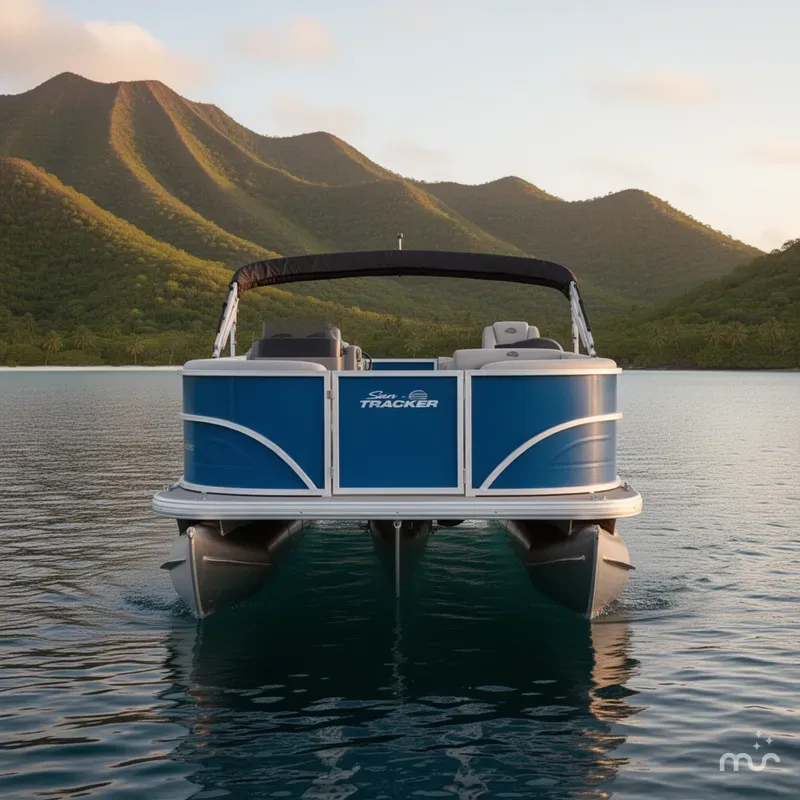 Slide: The Image of Sun Tracker Party Barge 16 DLX 2026 - 3