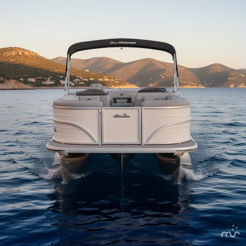 Slide: The Image of Sun Tracker Party Barge 20 DLX 2026 - 1
