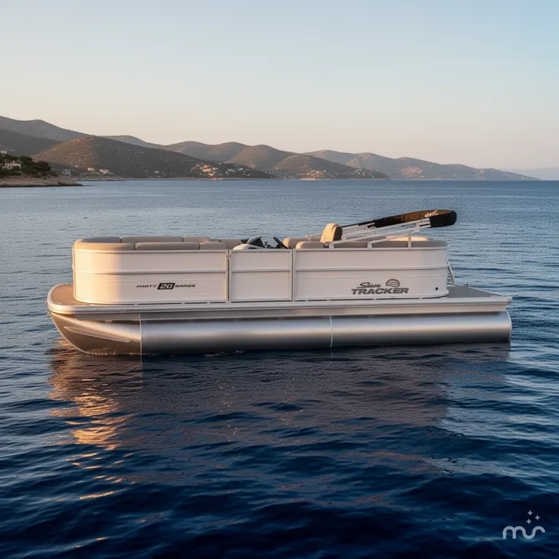 Slide: The Image of Sun Tracker Party Barge 20 DLX 2026 - 2