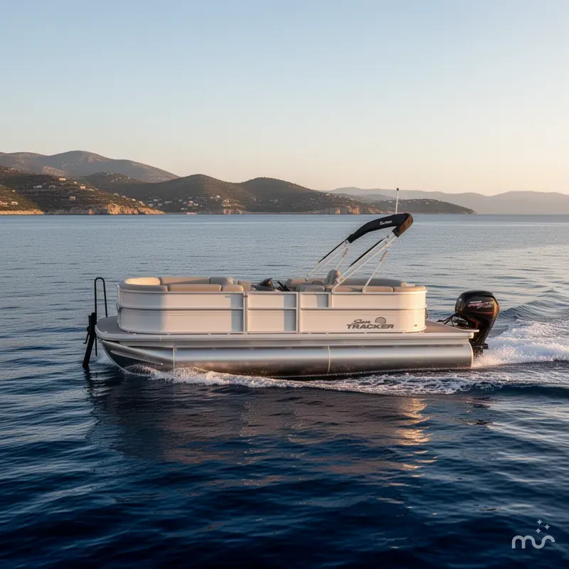 Slide: The Image of Sun Tracker Party Barge 20 DLX 2026 - 4