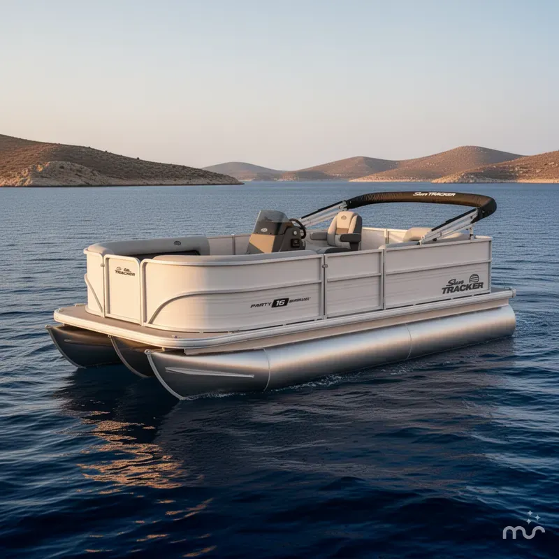 The Image of Sun Tracker Party Barge 16 DLX 2026 - 0