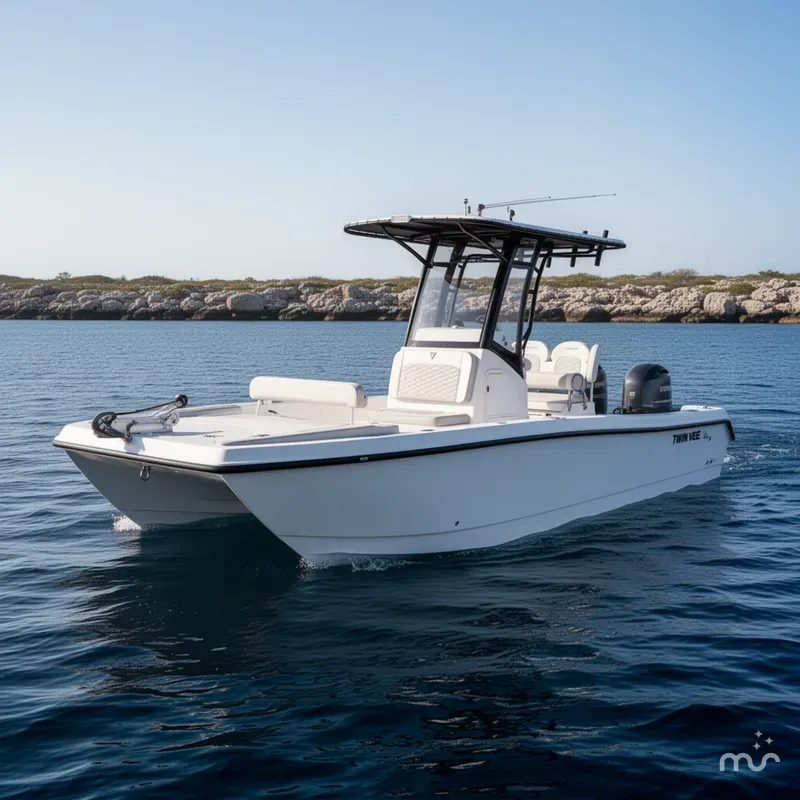 Slide: The Image of Twin Vee 22 BayCat 2026 - 2