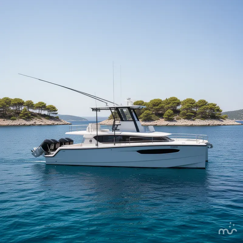 Slide: The Image of Invincible 35 Catamaran 2020 - 2
