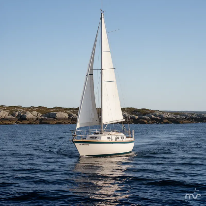 Slide: The Image of Endeavour 32 Sloop 1978 - 1