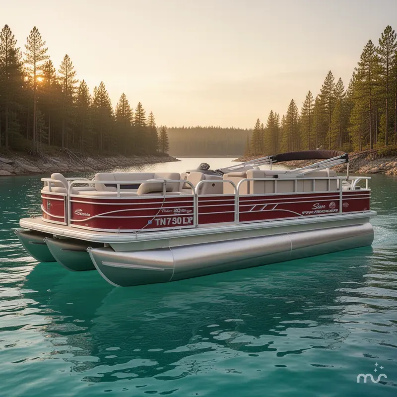 The Image of Sun Tracker Fishin' Barge 20 DLX 2022 - 0