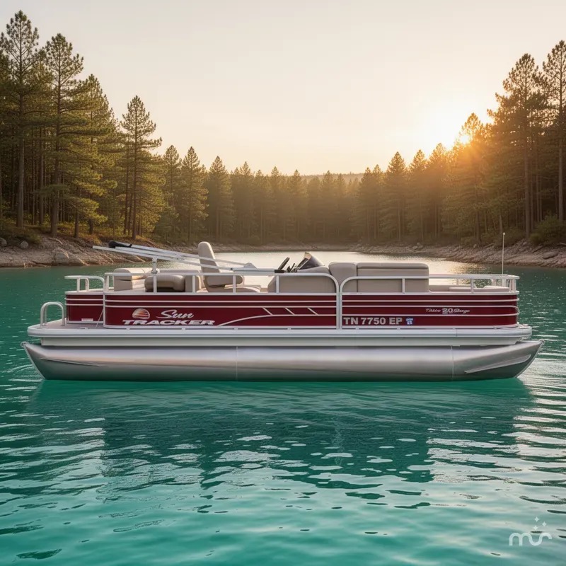 Slide: The Image of Sun Tracker Fishin' Barge 20 DLX 2022 - 2