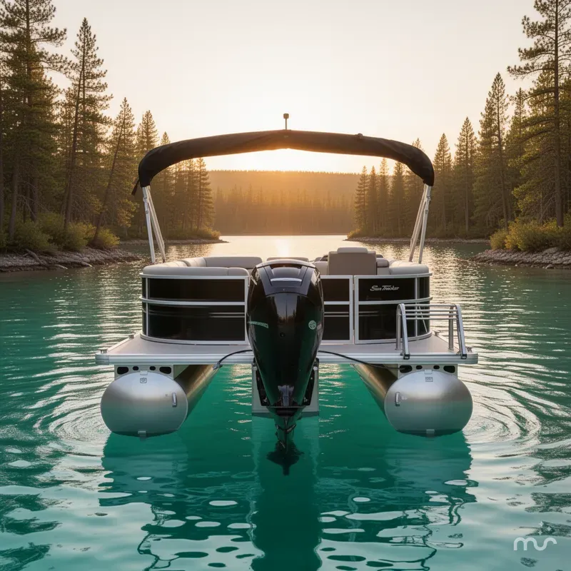 Slide: The Image of Sun Tracker Party Barge 20 DLX 2026 - 3