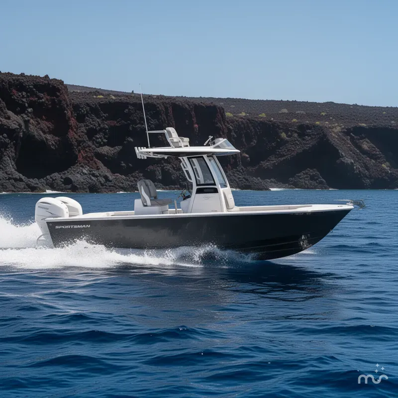 Slide: The Image of Sportsman Masters 267OE Bay Boat 2023 - 4