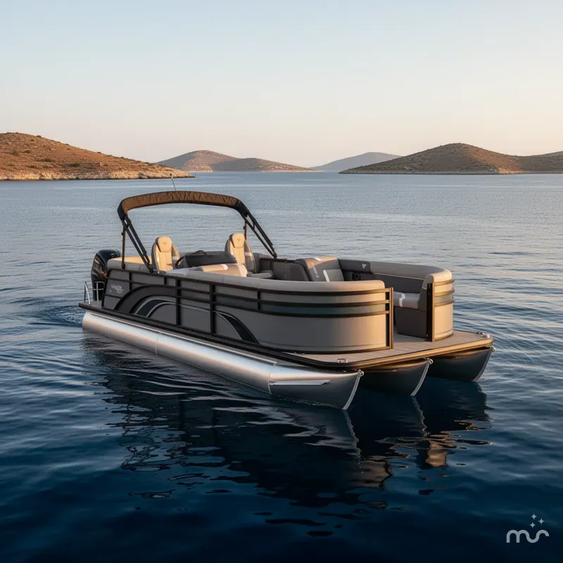 Slide: The Image of Viaggio X22U TRI-TOON W/MERCURY 200XL OUTBOARD MOTOR 2026 - 2
