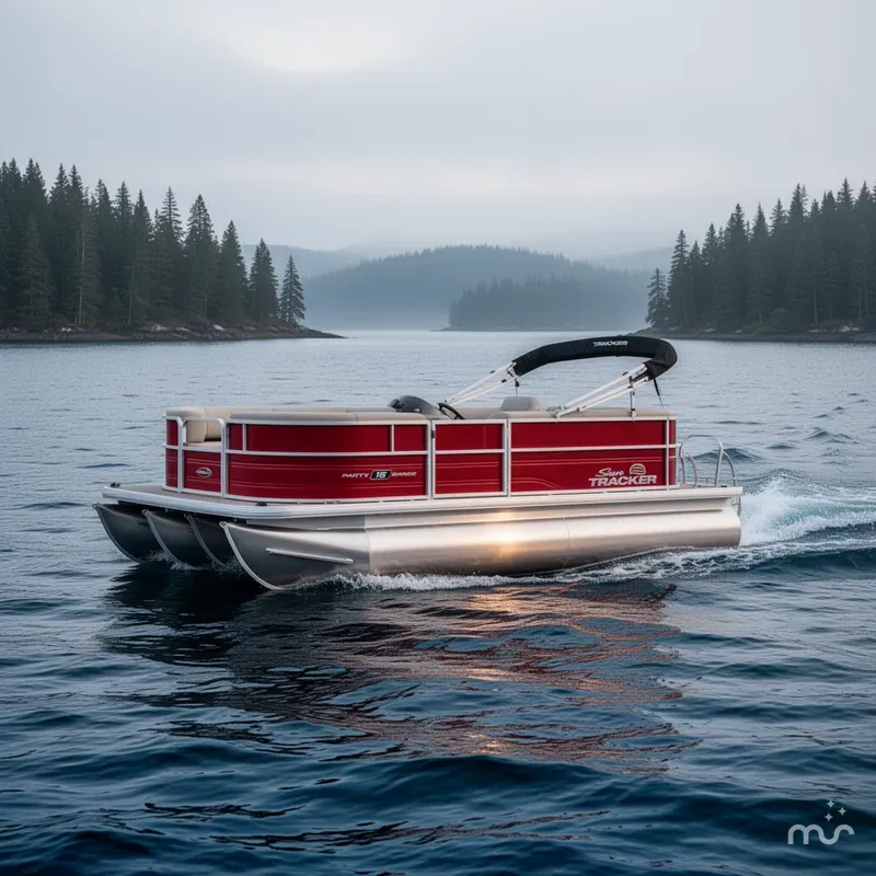 The Image of Sun Tracker Party Barge 16 DLX 2026 - 0