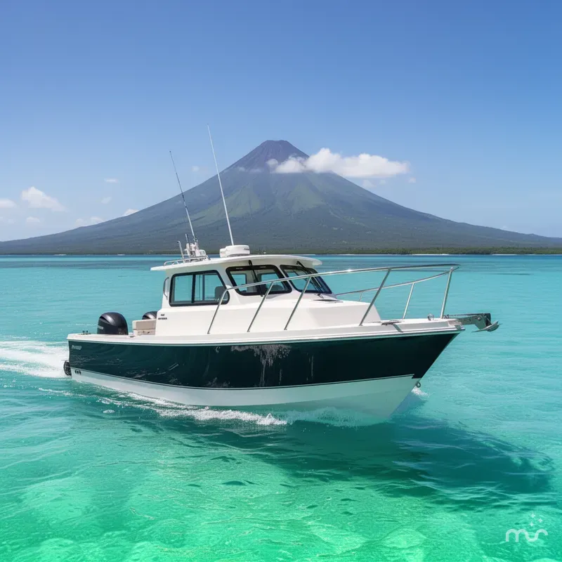 Slide: The Image of Parker Marine 227 Explorer WITH AC AND SEAKEEPER RIDE 2026 - 2