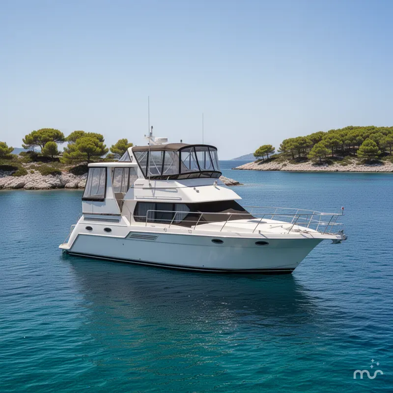 Slide: The Image of Carver Yachts 356 Aft Cabin Motor Yacht 2001 - 2