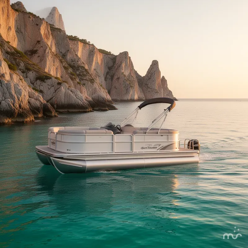 Slide: The Image of Sun Tracker Party Barge 20 DLX 2026 - 2