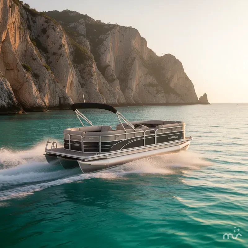 Slide: The Image of Sun Tracker Party Barge 20 DLX 2026 - 4