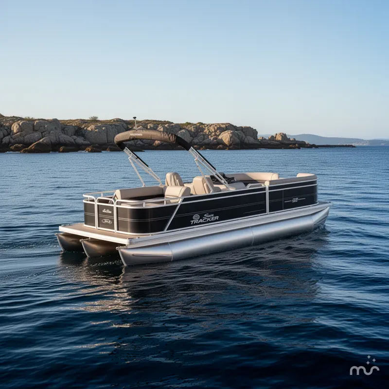 The Image of Sun Tracker Party Barge 22 RF DLX 2026 - 0