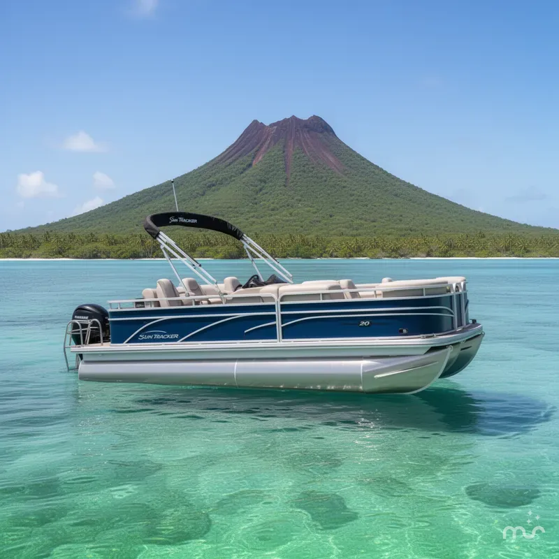 Slide: The Image of Sun Tracker Fishin' Barge 20 DLX 2026 - 2