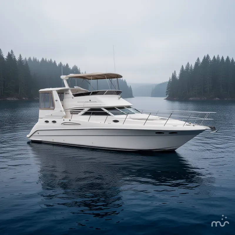 Slide: The Image of Sea Ray 420 Aft Cabin 1996 - 2