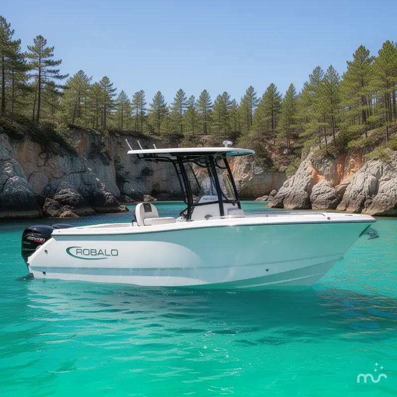 Slide: The Image of Robalo R230 Center Console 2026 - 2