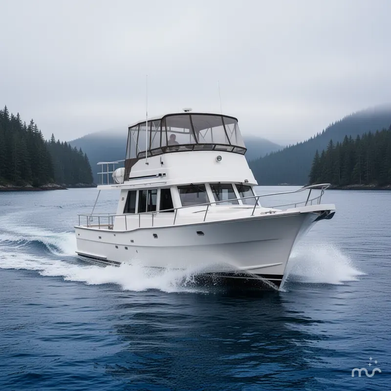 Slide: The Image of Mainship 390 Trawler 1997 - 2