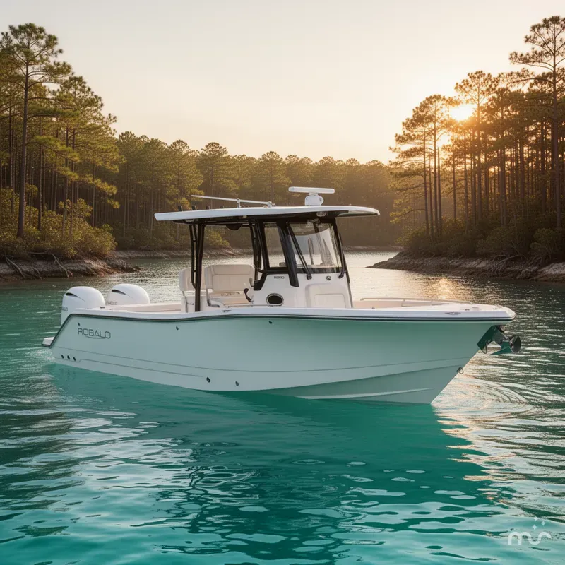Slide: The Image of Robalo R300 Center Console 2026 - 2