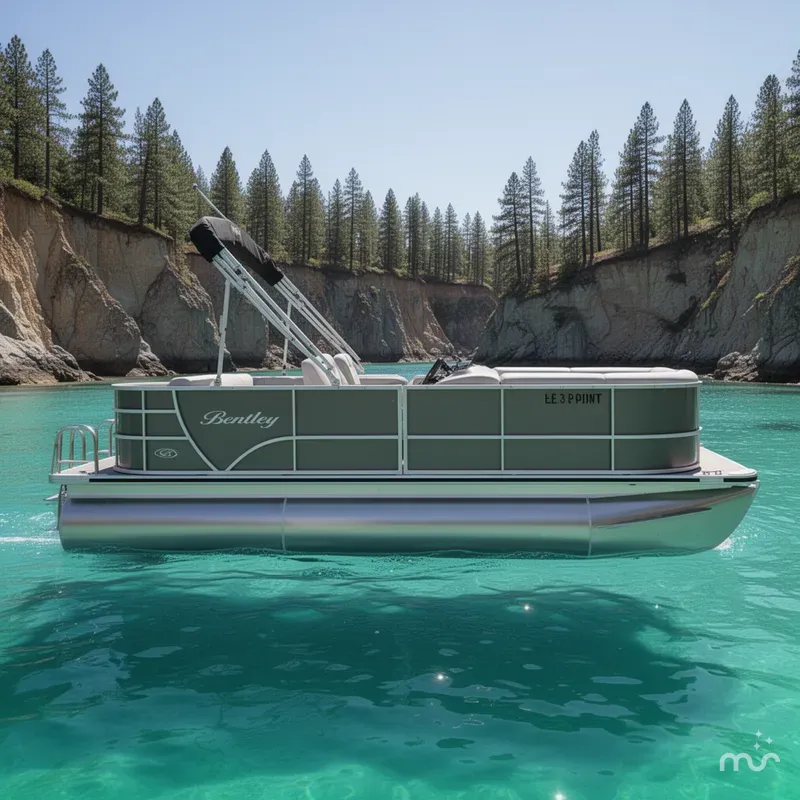 Slide: The Image of Bentley Pontoons LE 180 3 POINT 2023 - 2
