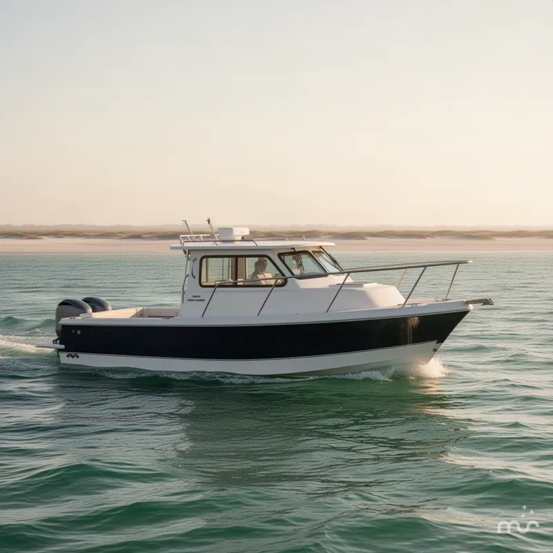 Slide: The Image of Parker Marine 227 Explorer WITH AC AND SEAKEEPER RIDE 2026 - 2