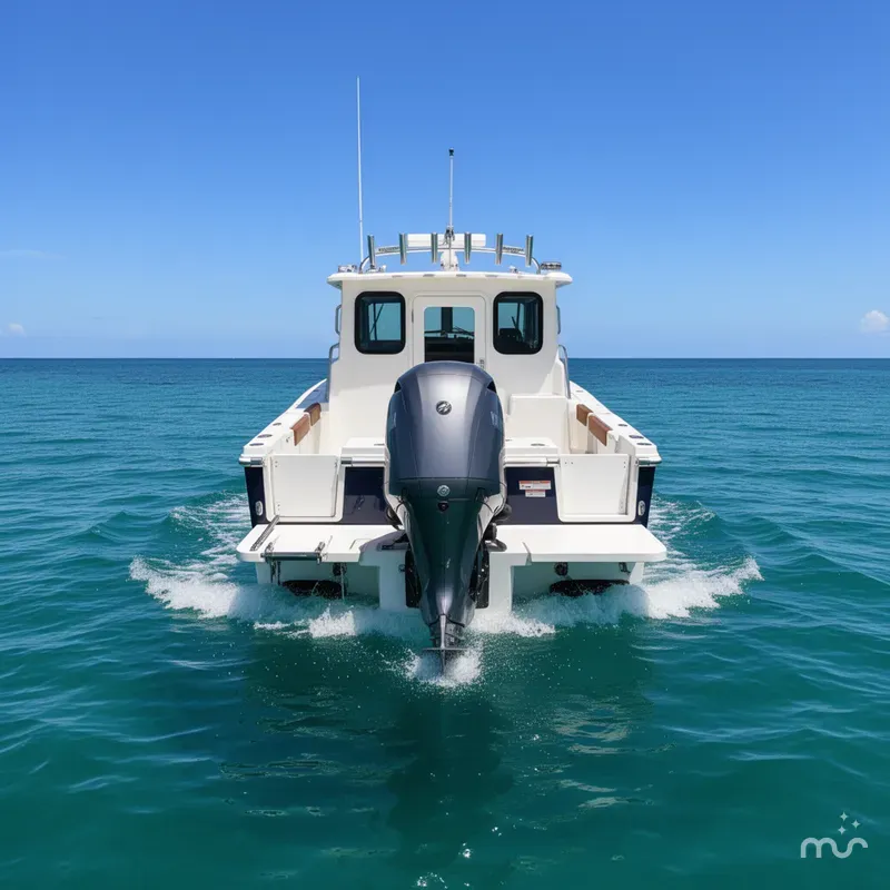 Slide: The Image of Parker Marine 227 Explorer WITH AC AND SEAKEEPER RIDE 2026 - 2