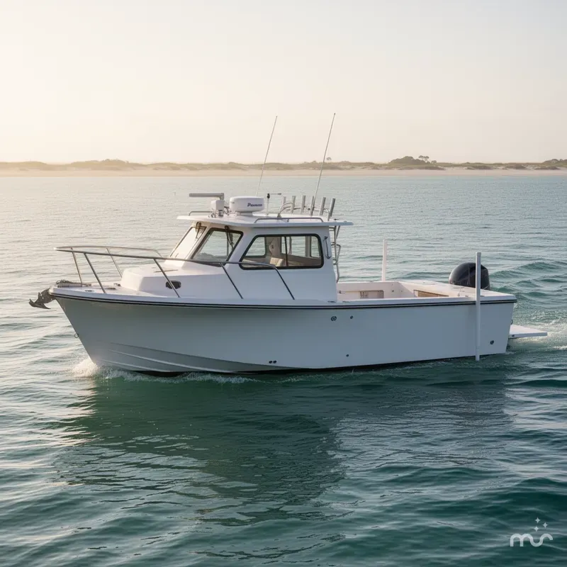 Slide: The Image of Parker Marine 227 Explorer WITH AC AND SEAKEEPER RIDE 2026 - 1