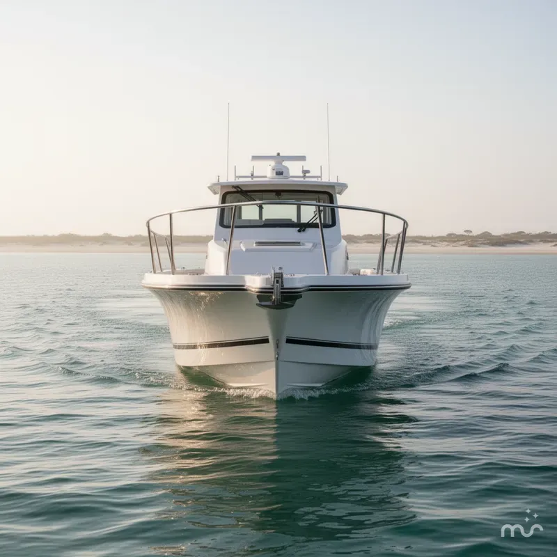 Slide: The Image of Parker Marine 227 Explorer WITH AC AND SEAKEEPER RIDE 2026 - 2