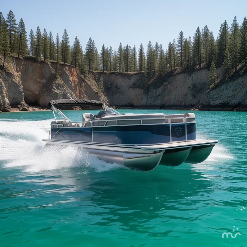 Slide: The Image of Avalon VLS 23 QUAD LOUNGER-140HP 2026 - 2