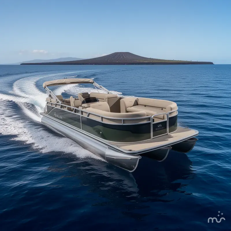 Slide: The Image of Avalon VLS 23 QUAD LOUNGER-140HP 2026 - 2