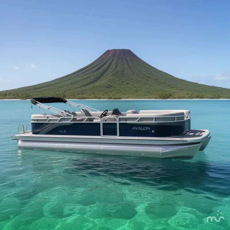 Slide: The Image of Avalon VLS 23 QUAD LOUNGER-140HP 2026 - 2
