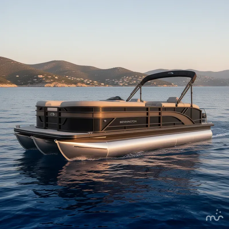 The Image of Bennington 23 SSB Lux Swingback TriToon Pontoon 2026 - 0