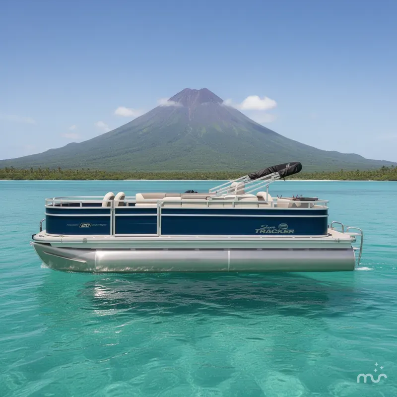 Slide: The Image of Sun Tracker Fishin' Barge 20 DLX 2026 - 2