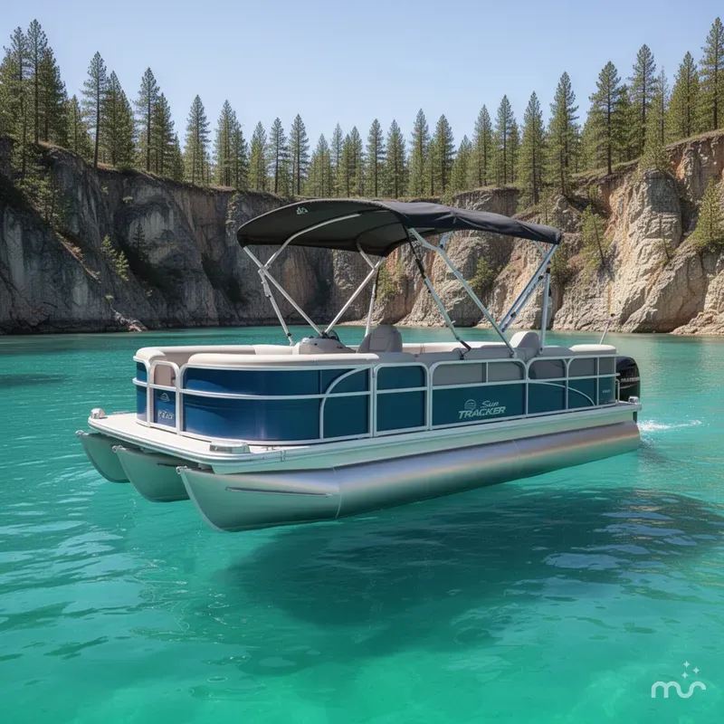 The Image of Sun Tracker Party Barge 18 DLX 2026 - 0